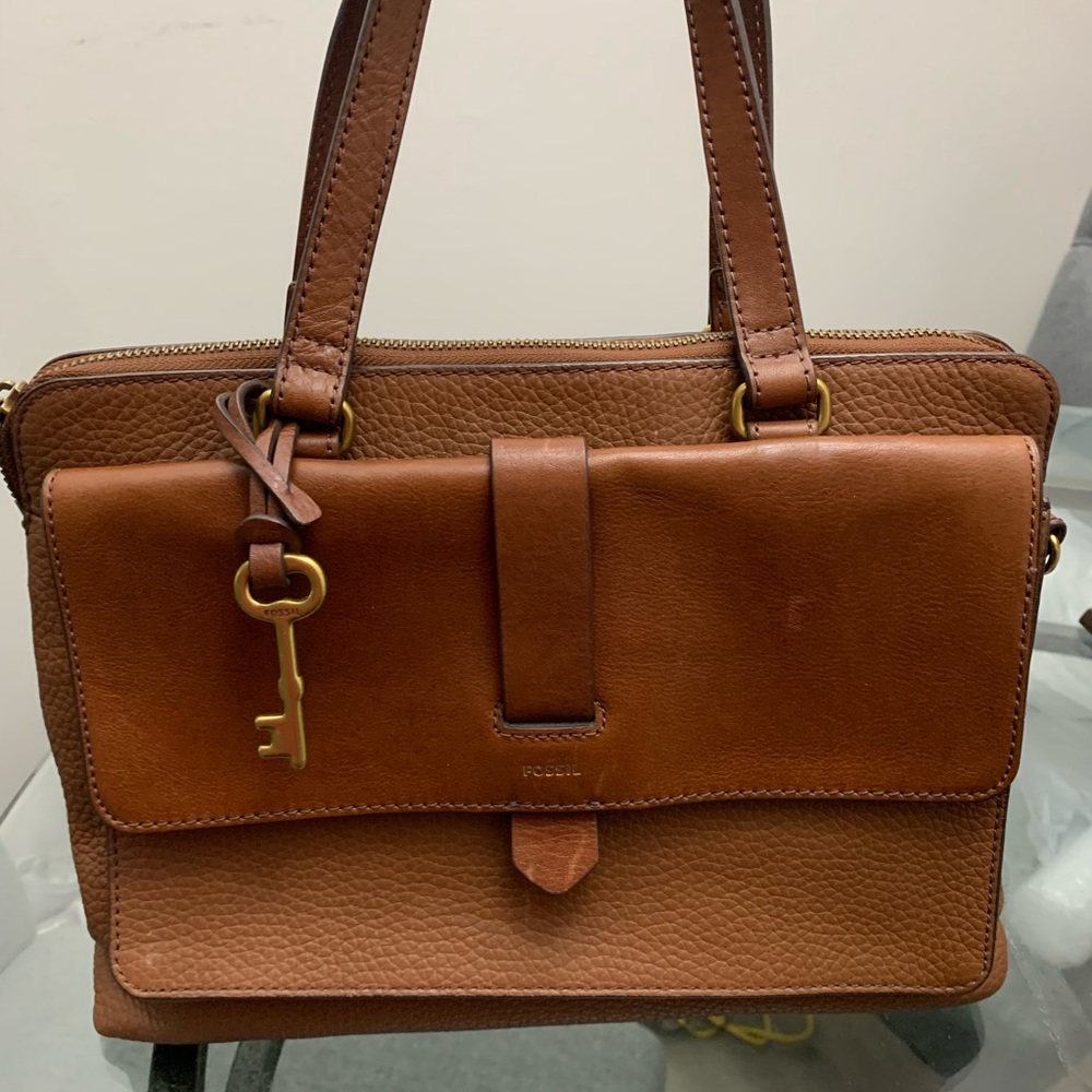 Fossil Brown Leather Women's Bag